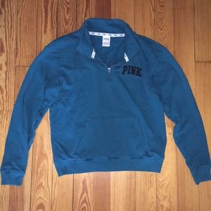 PINK small quarter zip pullover